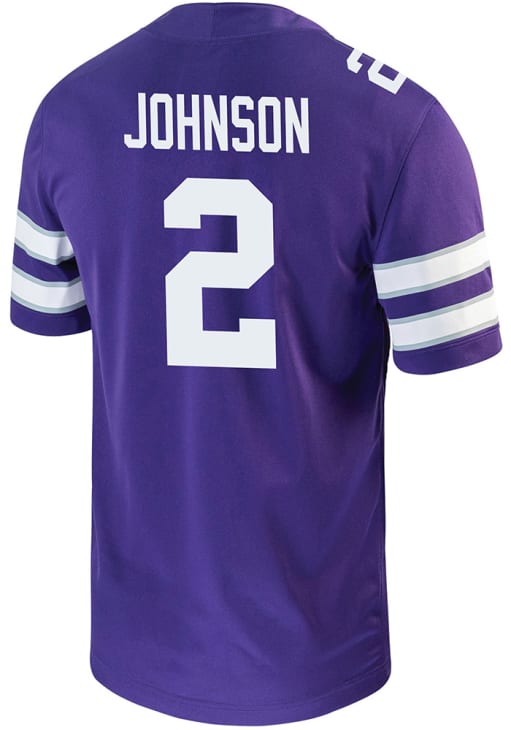 Avery Johnson Purple Game Football Jersey