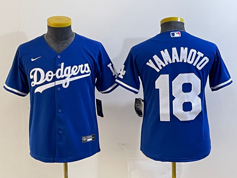 Youth Los Angeles Dodgers Yoshinobu Yamamoto Player Jersey