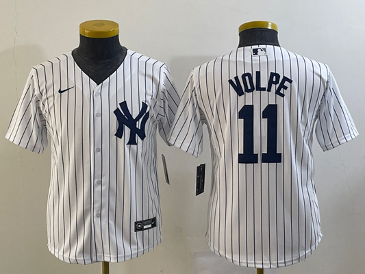 Women's New York Yankees Anthony Volpe White Home Replica Player Jersey