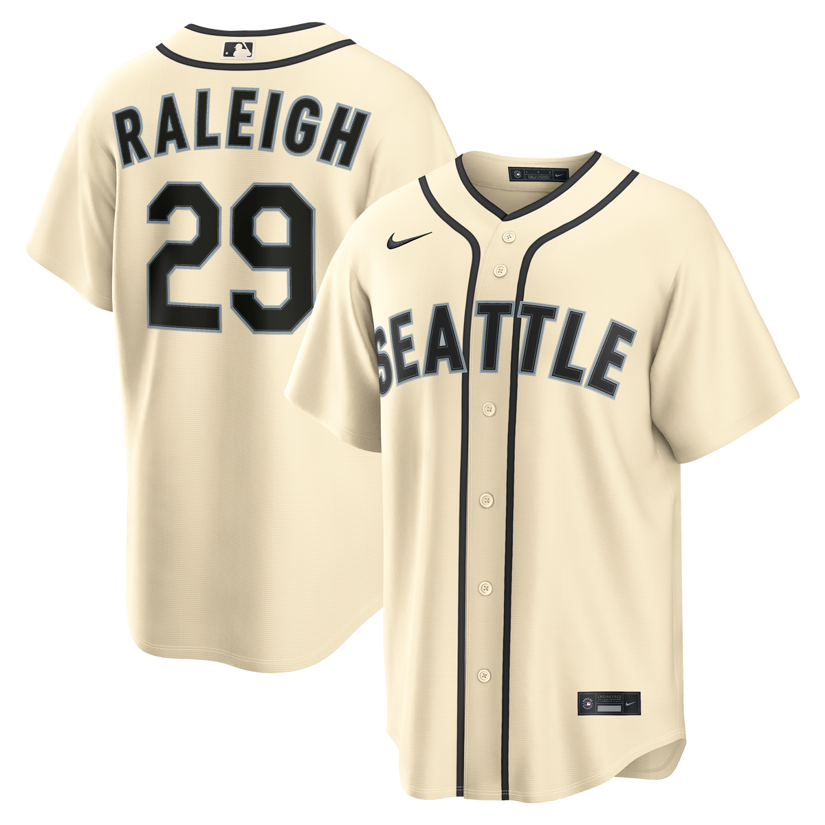 Men's Seattle Mariners Cal Raleigh Player Jersey