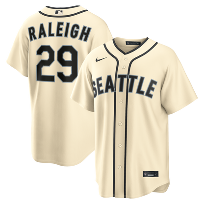 Men's Seattle Mariners Cal Raleigh Player Jersey