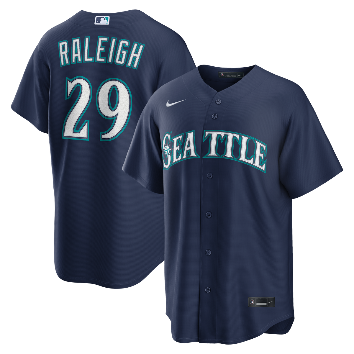 Men's Seattle Mariners Cal Raleigh Player Jersey