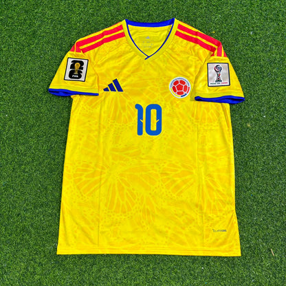 Men's James #10 Colombia National Team 2026 Home Match Jersey