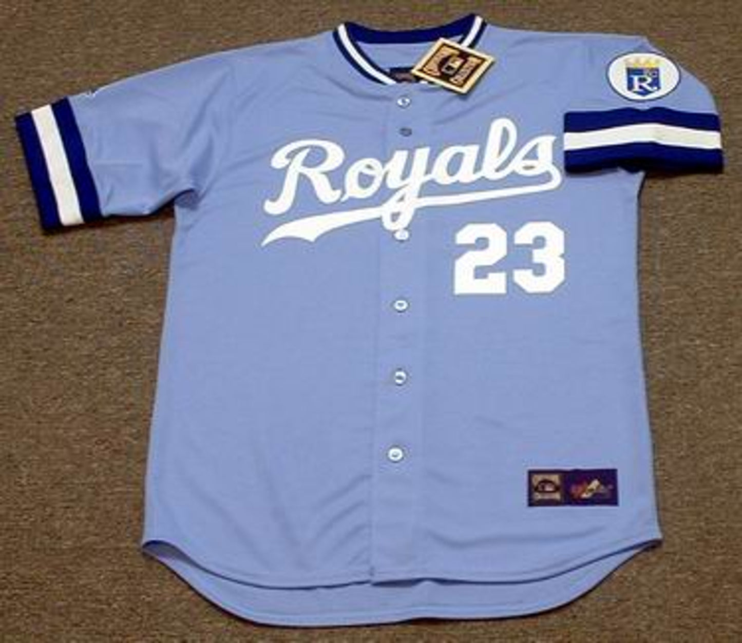 MARK GUBICZA Kansas City Royals Throwback Baseball Jersey