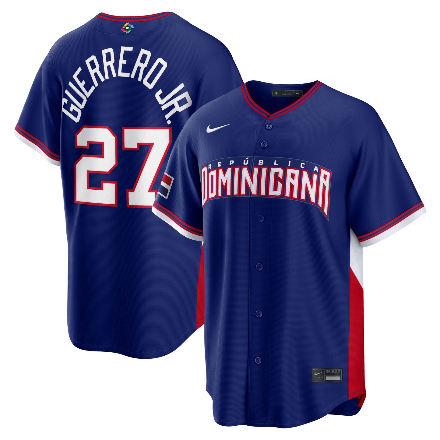 Men's Dominican Republic Baseball Vladimir Guerrero Jr. 2026 World Baseball Classic Jersey