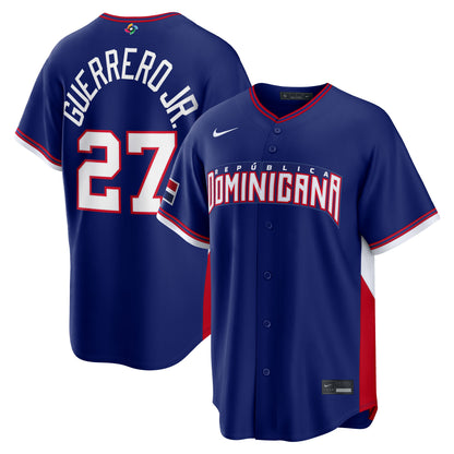 Men's Dominican Republic Baseball Vladimir Guerrero Jr. 2026 World Baseball Classic Jersey
