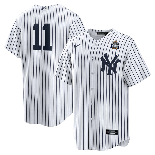 Men's New York Yankees Anthony Volpe White 2024 World Series Home  Player Jersey