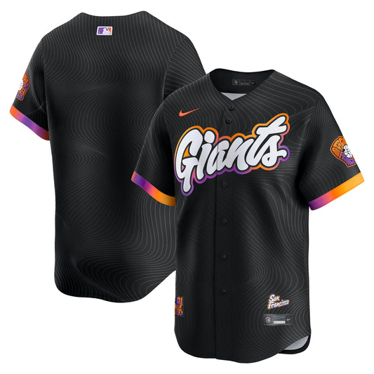 Men's San Francisco Giants Anthracite 2025 City Connect Jersey