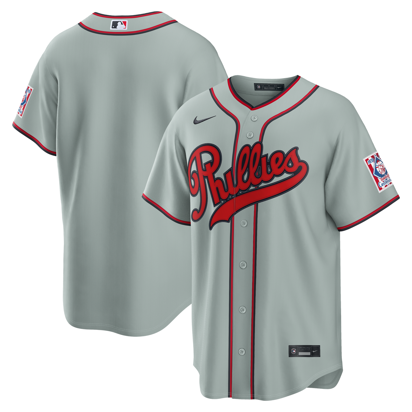Men's Philadelphia Phillies Gray 2026 Field of Dreams Stadium Jersey