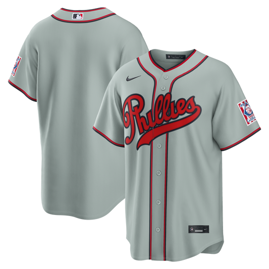 Men's Philadelphia Phillies Gray 2026 Field of Dreams Stadium Jersey