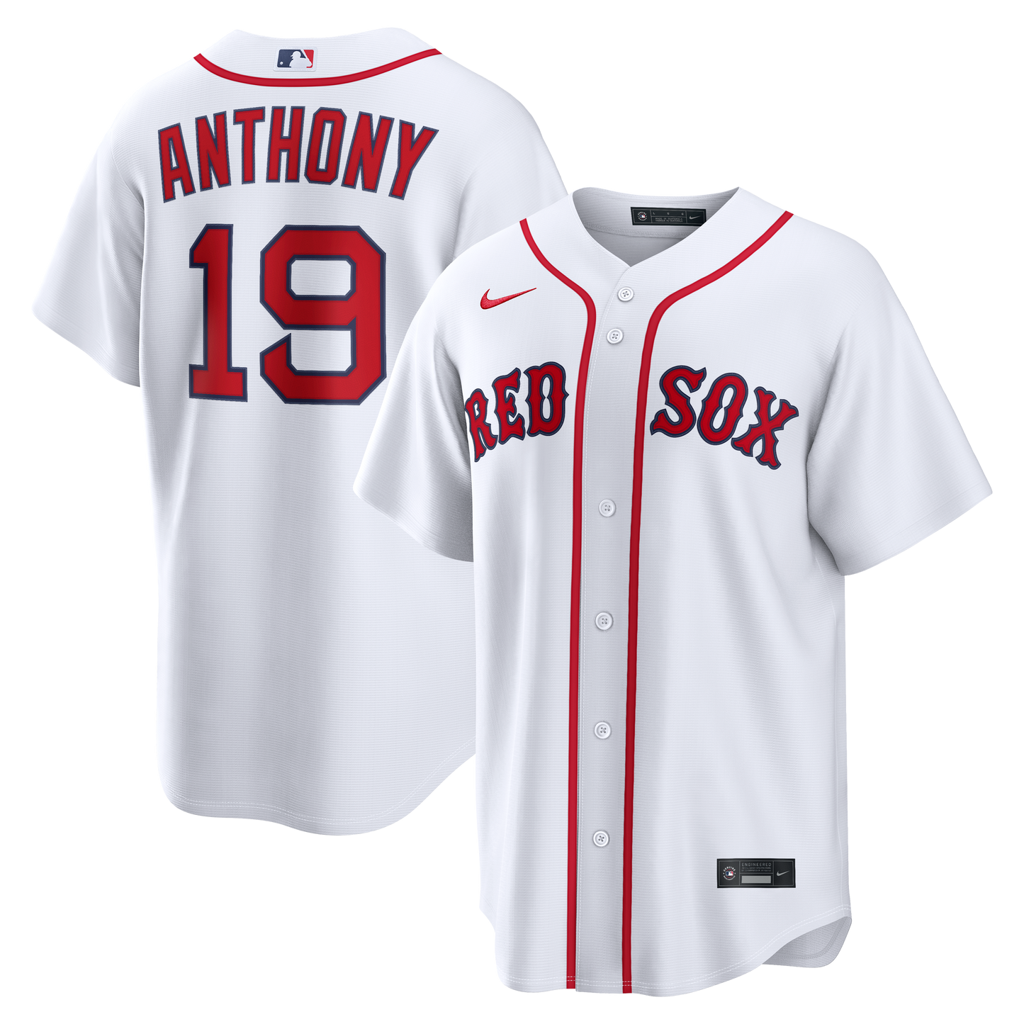 Men's Boston Red Sox Roman Anthony White Home Jersey