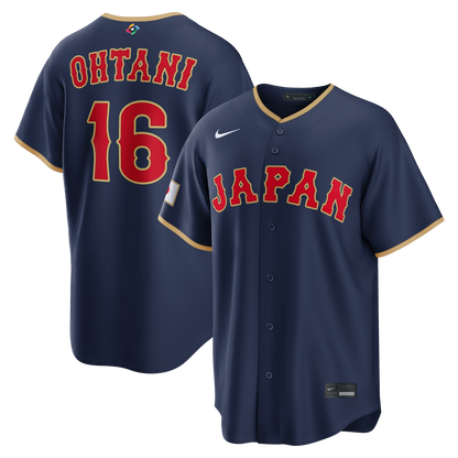 Men's Japan Baseball Shohei Ohtani 2026 World Baseball Classic Jersey