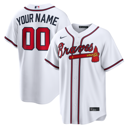 Men's Atlanta Braves Replica Custom Jersey