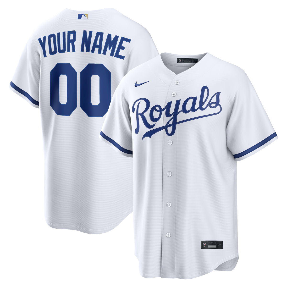 Men's Kansas City Royals  Replica Custom Jersey