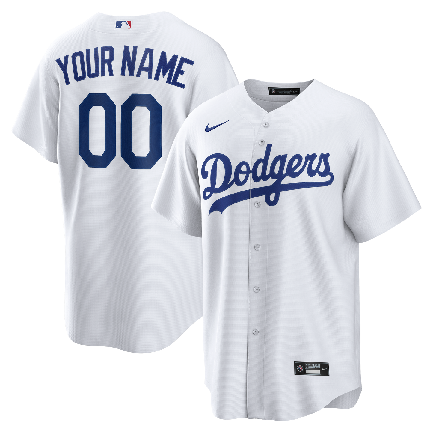 Men's Los Angeles Dodgers Replica Custom Jersey