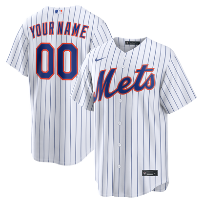 Men's New York Mets Replica Custom Jersey