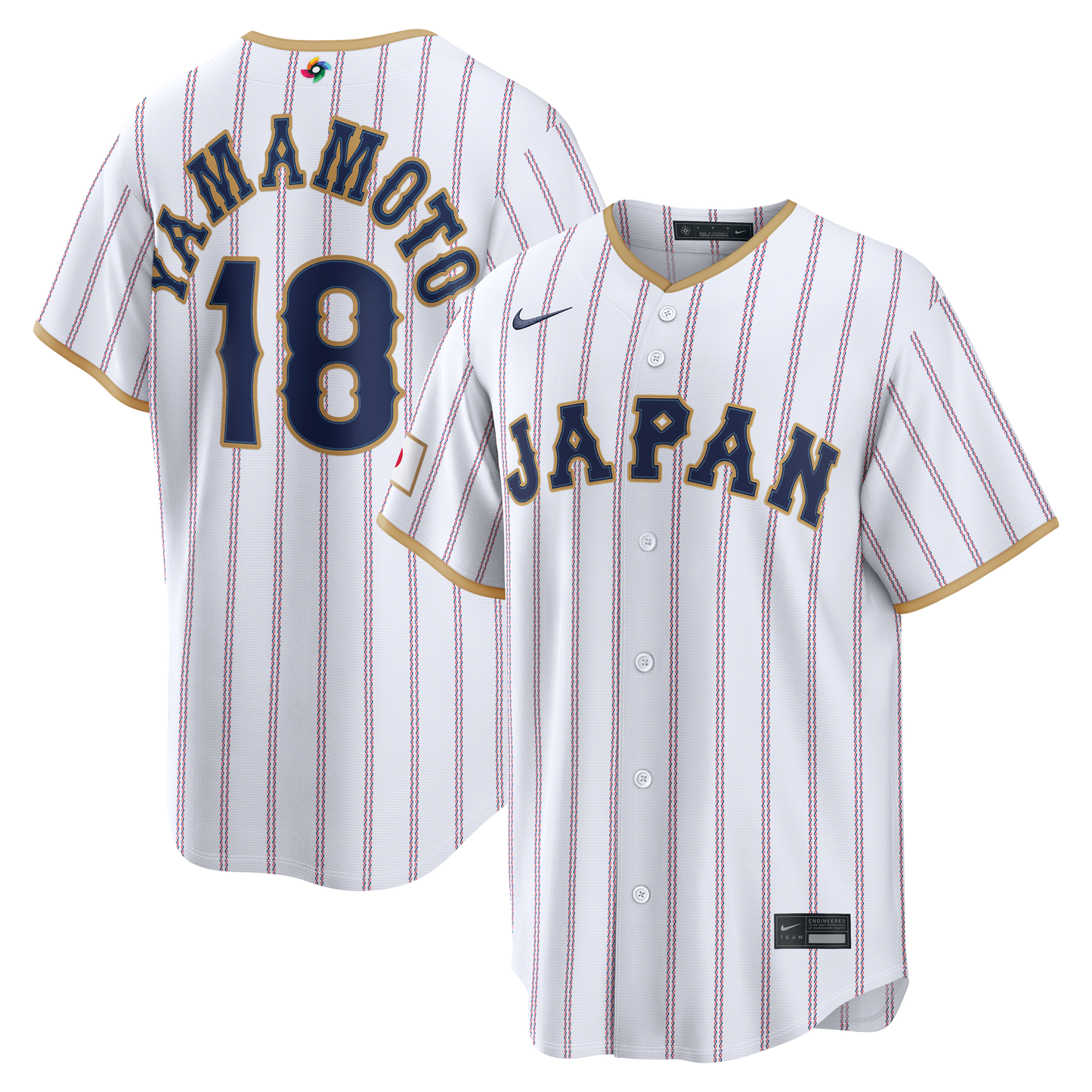 Men's Japan Baseball Yoshinobu Yamamoto 2026 World Baseball Classic Jersey