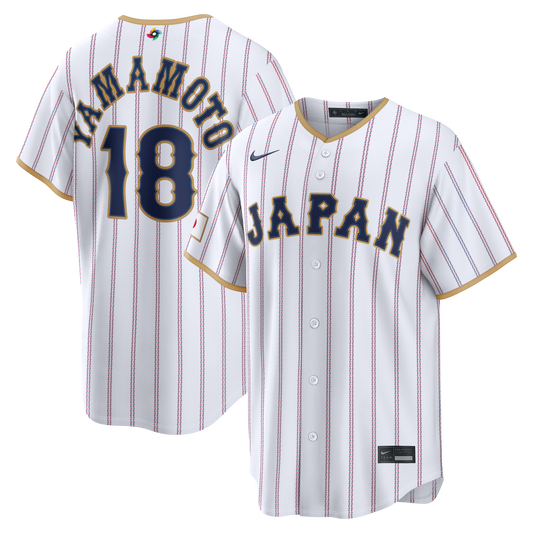 Men's Japan Baseball Yoshinobu Yamamoto 2026 World Baseball Classic Jersey
