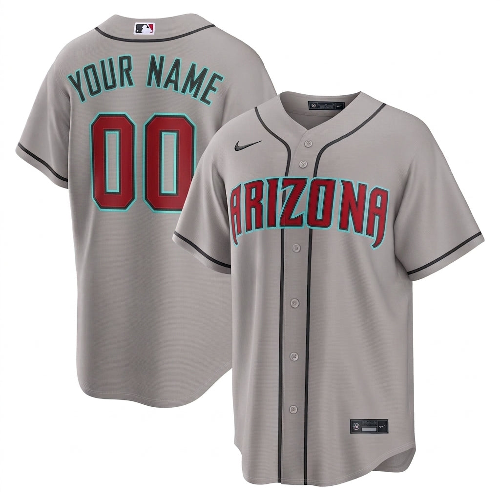 Men's Arizona Diamondbacks Cream Home Custom Jersey