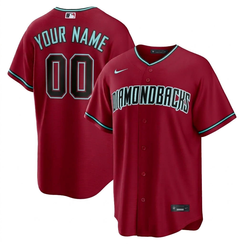 Men's Arizona Diamondbacks Cream Home Custom Jersey