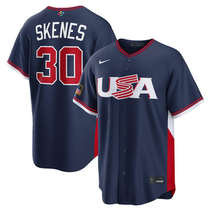 Men's Paul Skenes USA Baseball World Baseball Classic Jersey