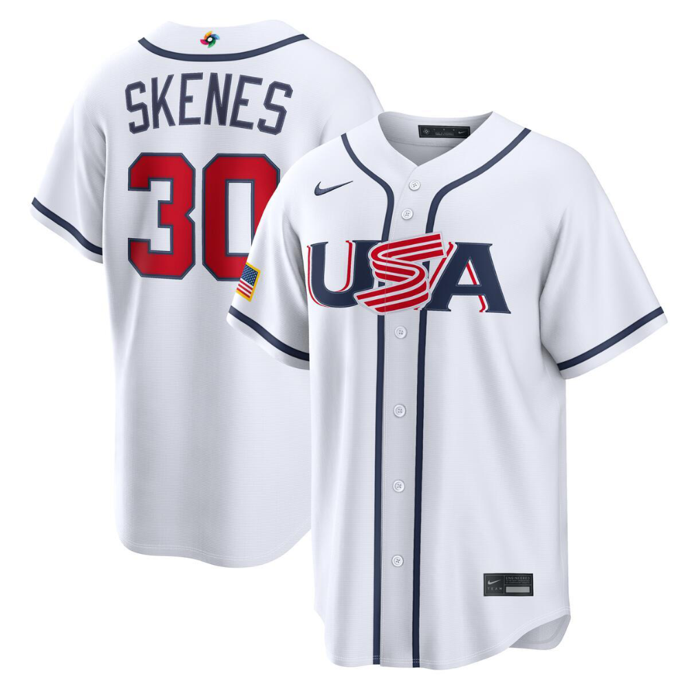 Men's Paul Skenes USA Baseball World Baseball Classic Jersey