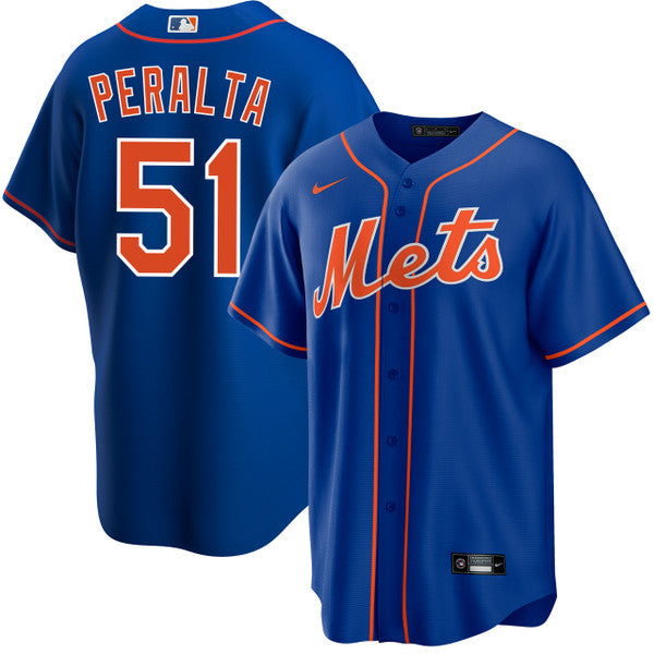 Men's New York Mets Freddy Peralta Player Jersey