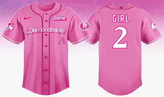 Baby Arizona Diamondbacks Pink Jersey - Stitched