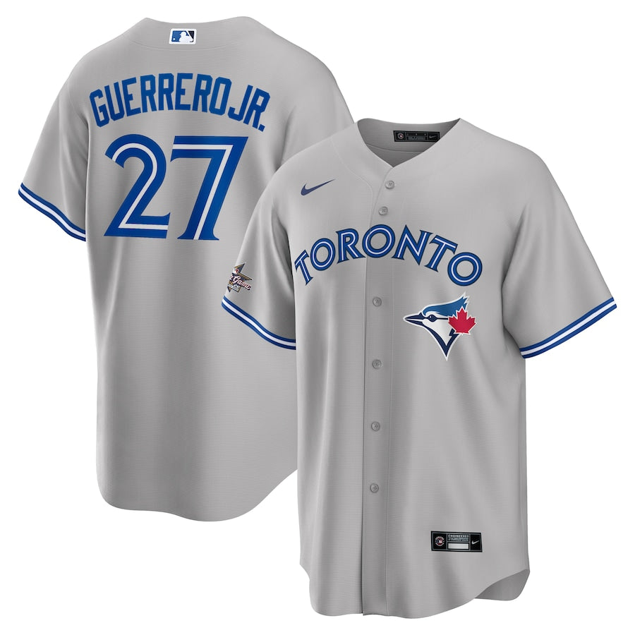 Men's Toronto Blue Jays Vladimir Guerrero Jr. Gray 2025 All-Star Game Road Player Jersey