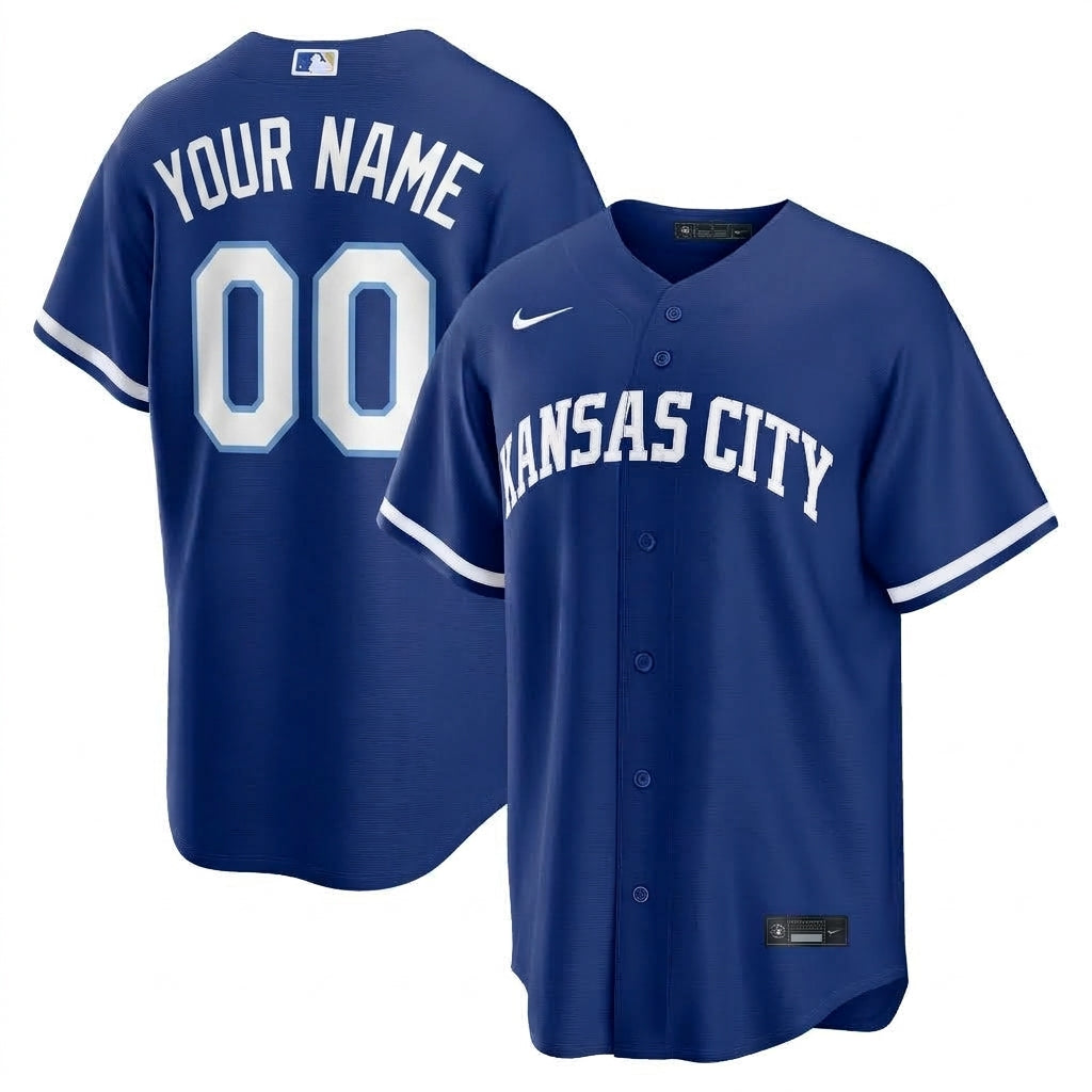 Men's Kansas City Royals  Replica Custom Jersey