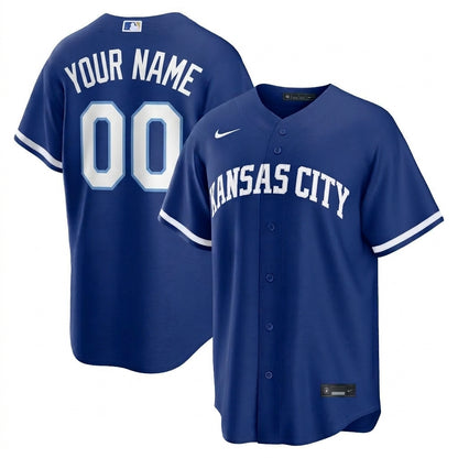 Men's Kansas City Royals  Replica Custom Jersey