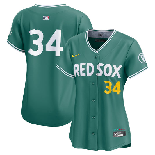 Women's Boston Red Sox David Ortiz Green 2025 City Connect Jersey