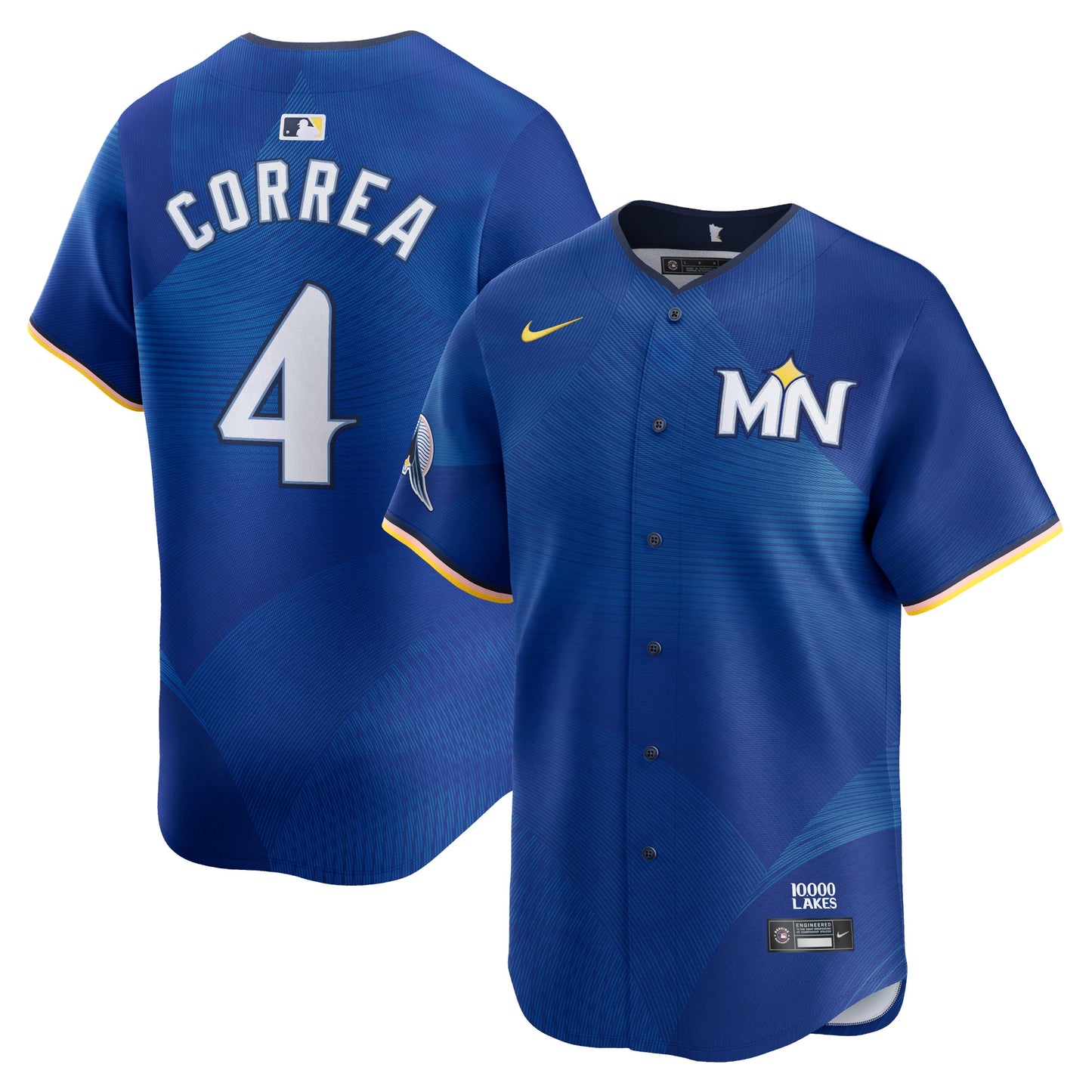 Men's Minnesota Twins Carlos Correa Royal 2024 City Connect Player Jersey