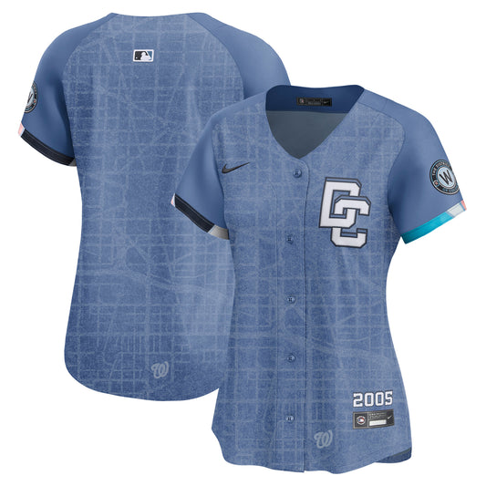 Women's Washington Nationals Blue 2025 City Connect  Jersey