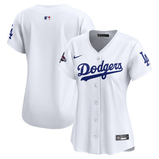 Women's Los Angeles Dodgers White 2024 World Series Champions Home Jersey