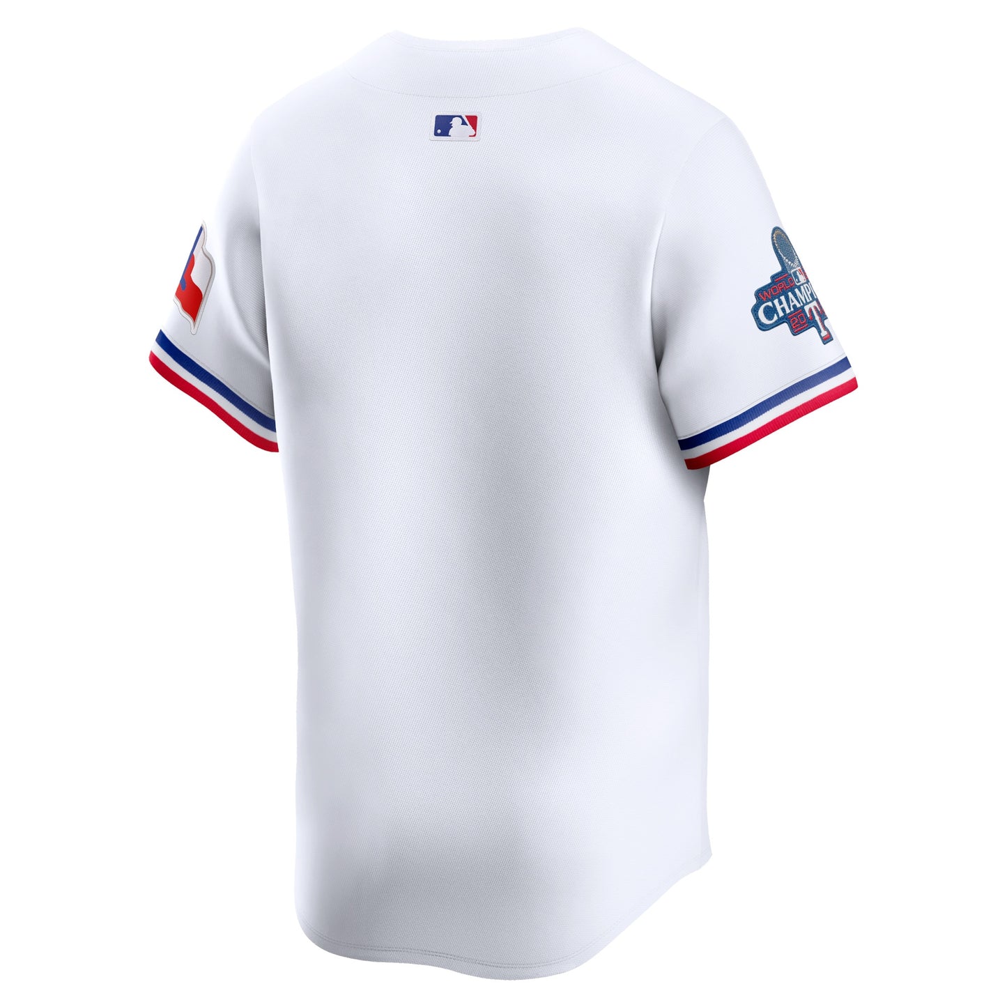 Men's Texas Rangers "YOUR_NAME" Custom White Home 2023 World Series Champions Jersey