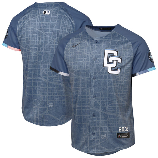 Youth Washington Nationals Blue 2025 City Connect  Jersey