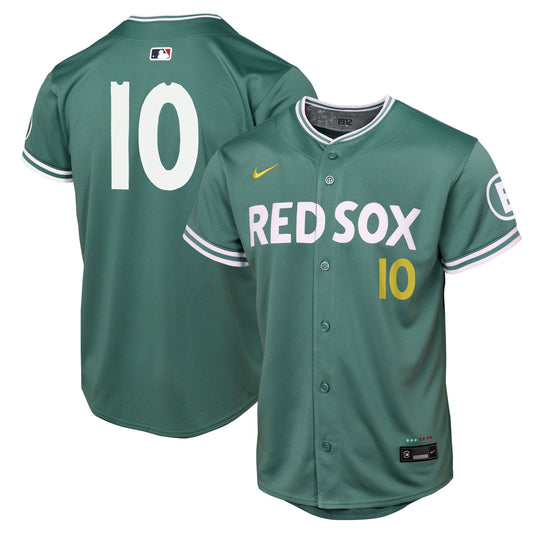 Youth Boston Red Sox Trevor Story Green 2025 City Connect Jersey