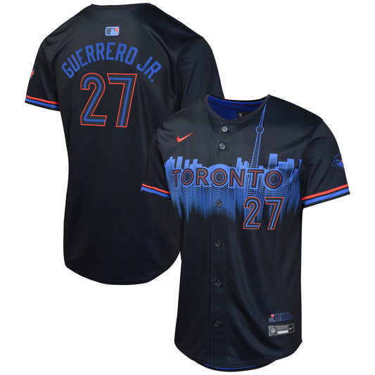 YOUTH Toronto Blue Jays Vladimir Guerrero Jr.  Navy 2024 City Connect Jersey