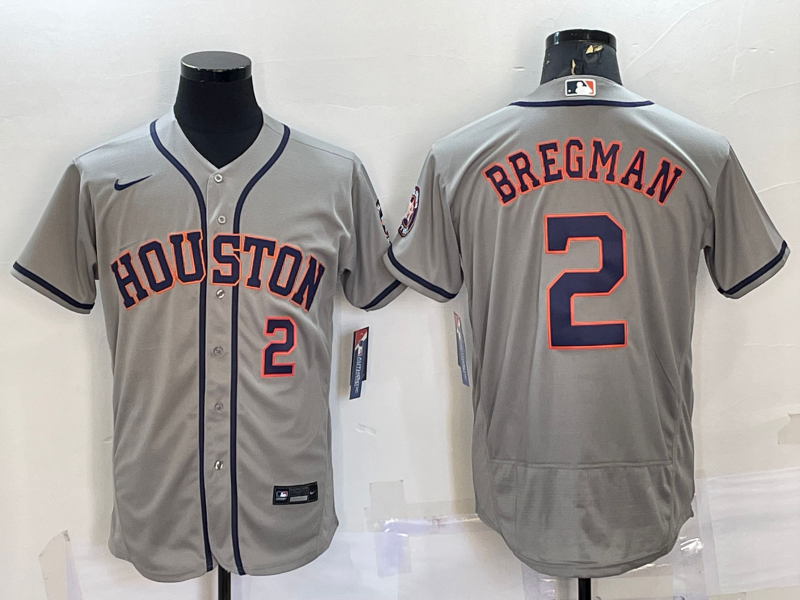 Men's Alex Bregman Houston Astros 2022 World Series Player Jersey -Flex Base