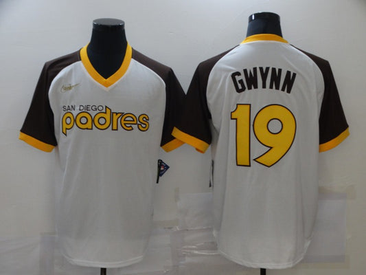 Men's San Diego Padres Tony Gwynn Player  white Jersey - t-shirt