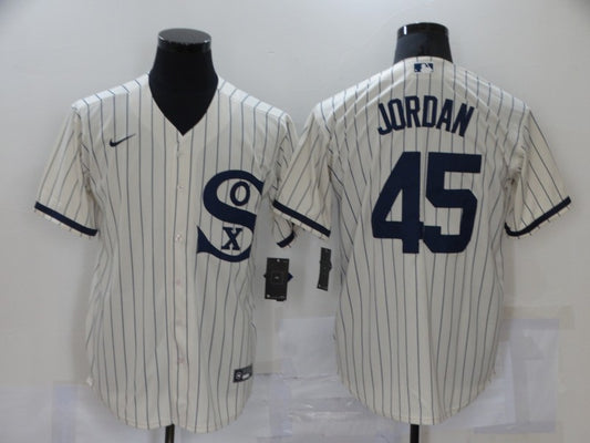 Men's Chicago White Sox Michael Jordan Cream 2021 Field of Dreams Jersey