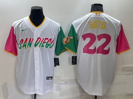 Men's Juan Soto San Diego Padres White 2022 City Connect Replica Team Jersey