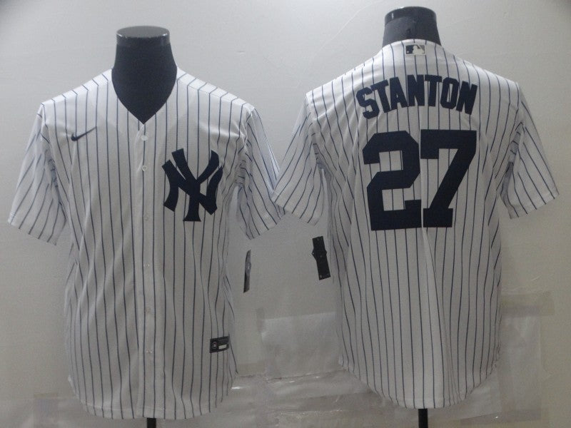 Men's New York Yankees  Giancarlo Stanton Player White Jersey