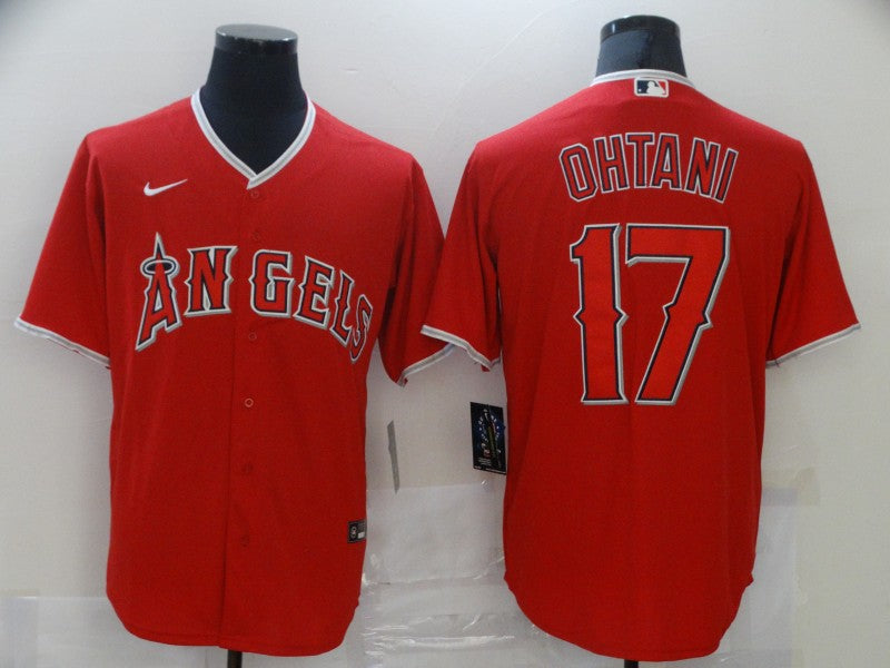 Men's Shohei Ohtani #17 Los Angeles Angels Player Jersey - Cool Base