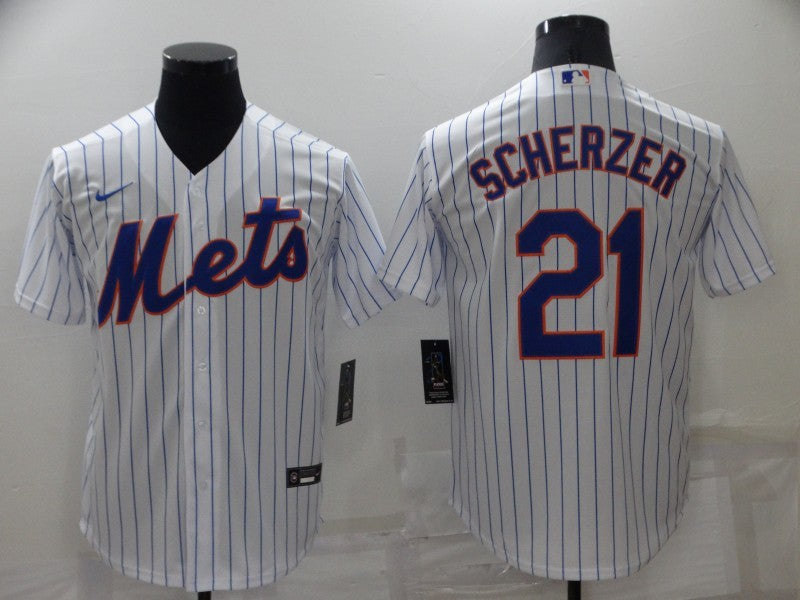 Men's Max Scherzer #21 New York Mets Player Jersey