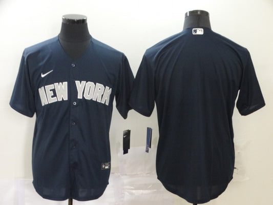 Men's Player_NAME #00 Custom New York Yankees Player Navy Jersey