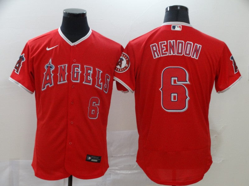 Men's Anthony Rendon #6 Los Angeles Angels Player Jersey - Flex Base
