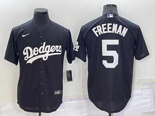 Men's Freddie Freeman Los Angeles Dodgers Player Replica Jersey - Black