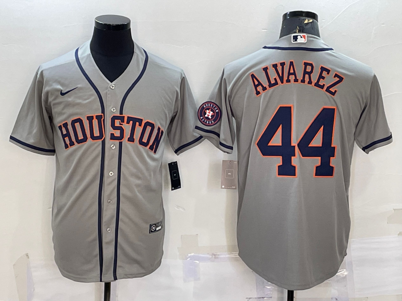 Men's Yordan Alvarez #44 Houston Astros 2022 World Series Player Jersey